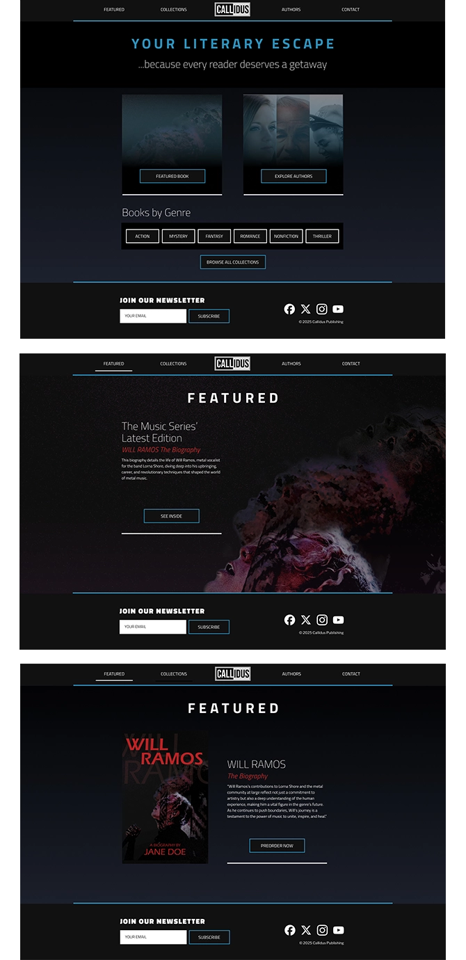 Site pages
