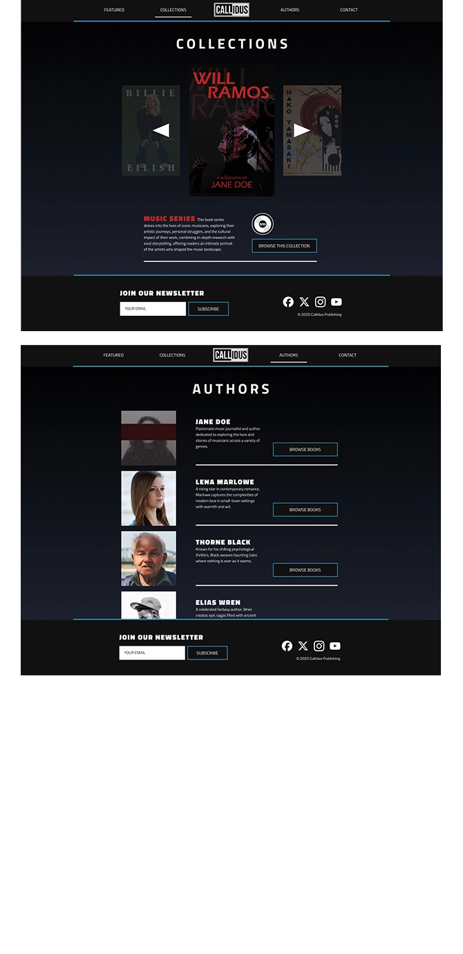 Site pages